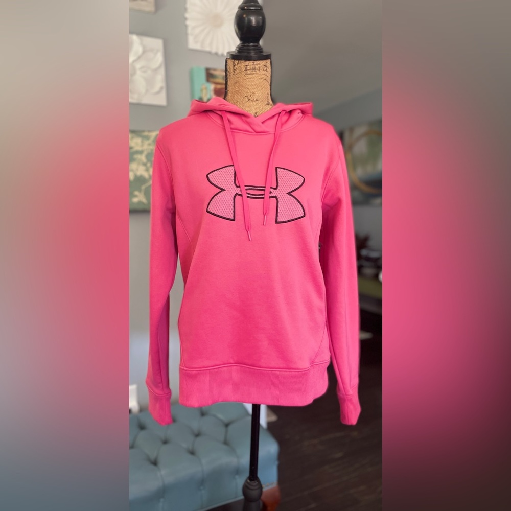 Under Armour pink hoodie. Size L